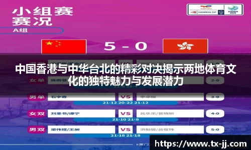 中国香港与中华台北的精彩对决揭示两地体育文化的独特魅力与发展潜力